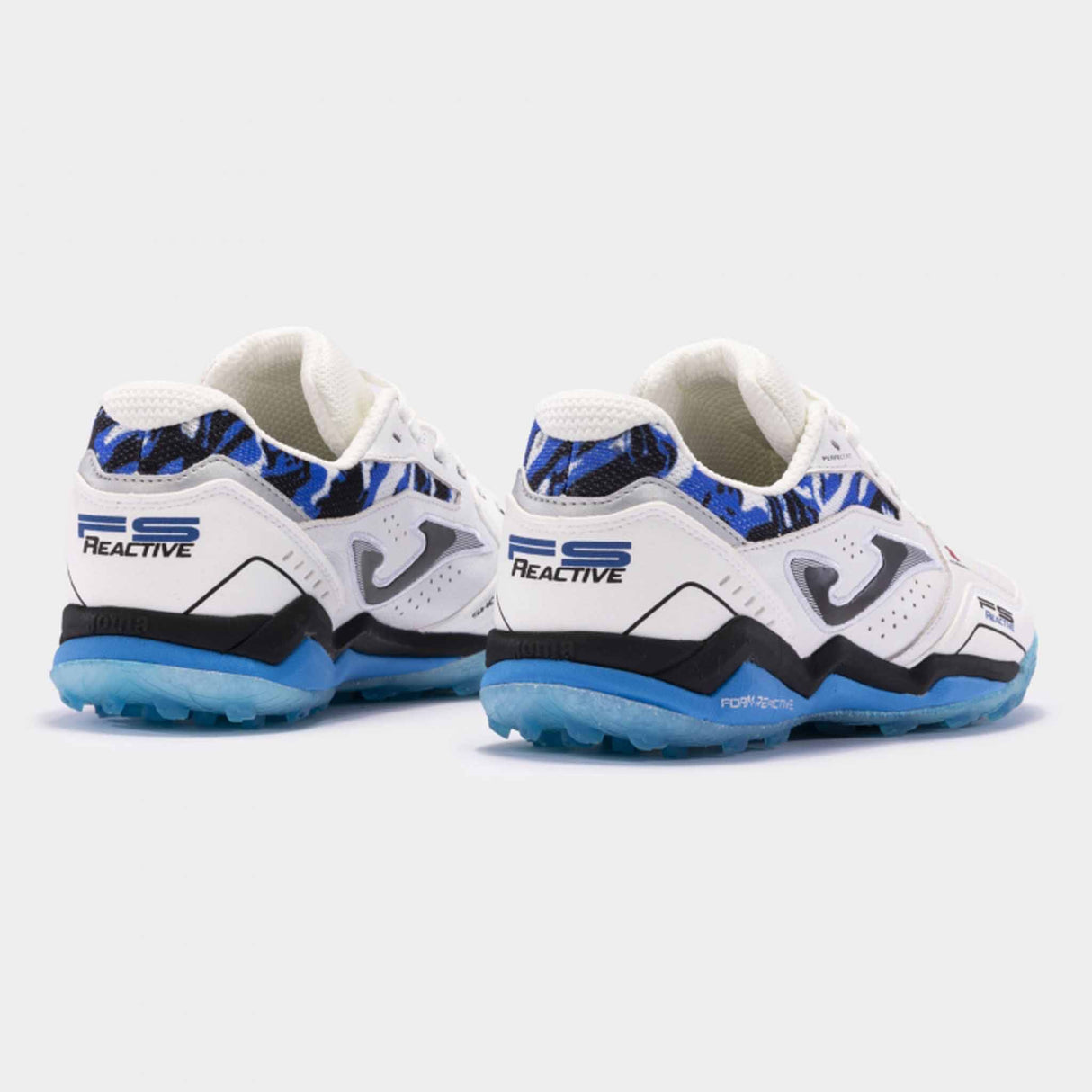 Joma FS Reactive Turf Soccer Shoes - White / Royal