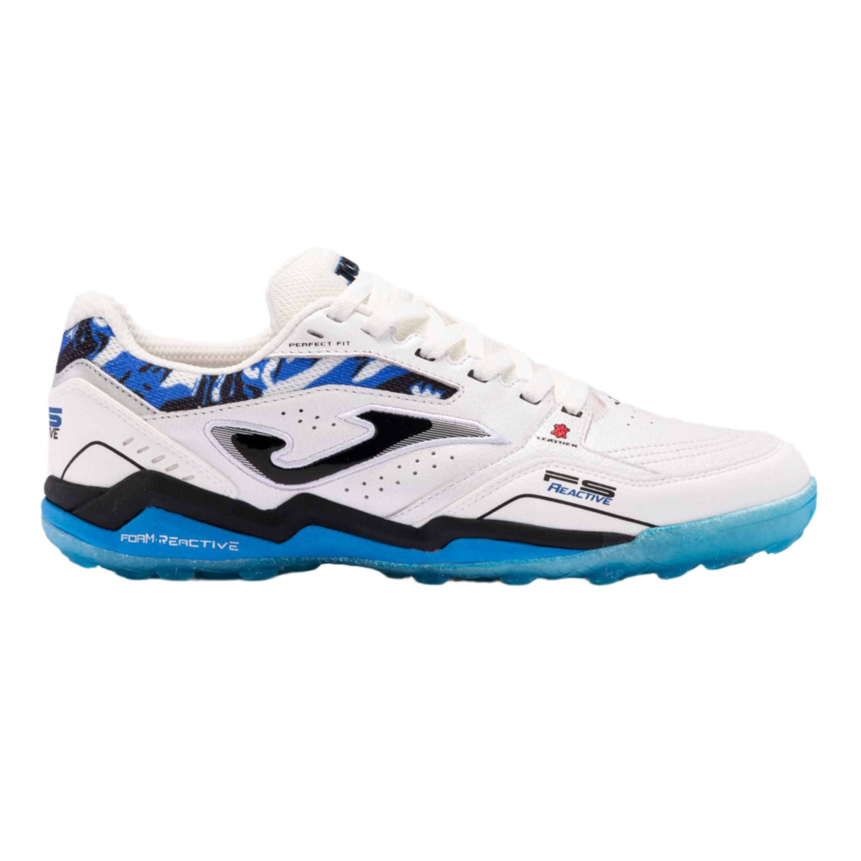 Joma FS Reactive Turf Soccer Shoes - White / Royal