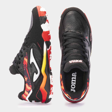Joma FS Reactive Turf Soccer Shoes - Black / Red / White