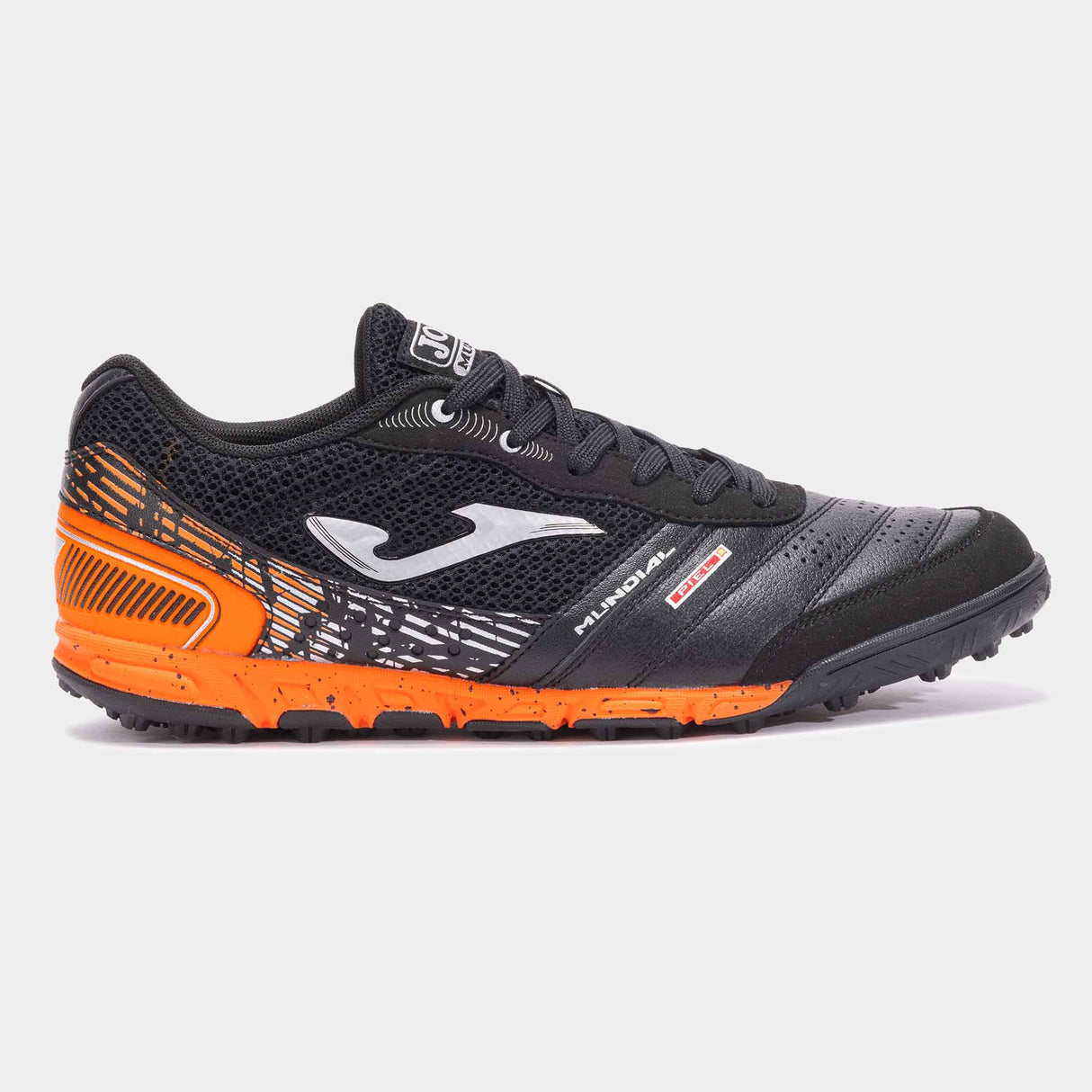 Joma Mundial 2501 Turf Soccer Shoes - Black / Orange