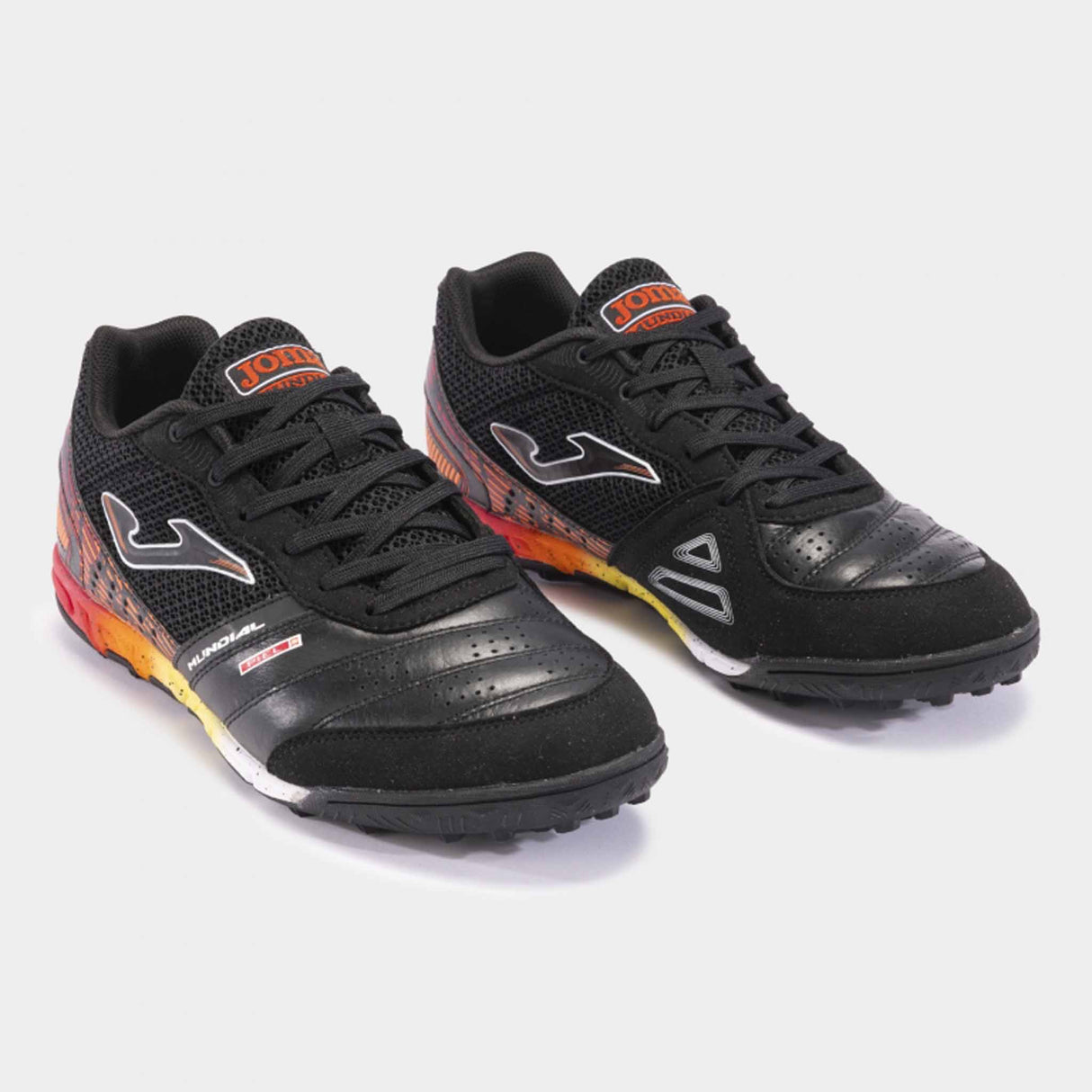 Joma Mundial Turf Soccer Shoes - Black / Red