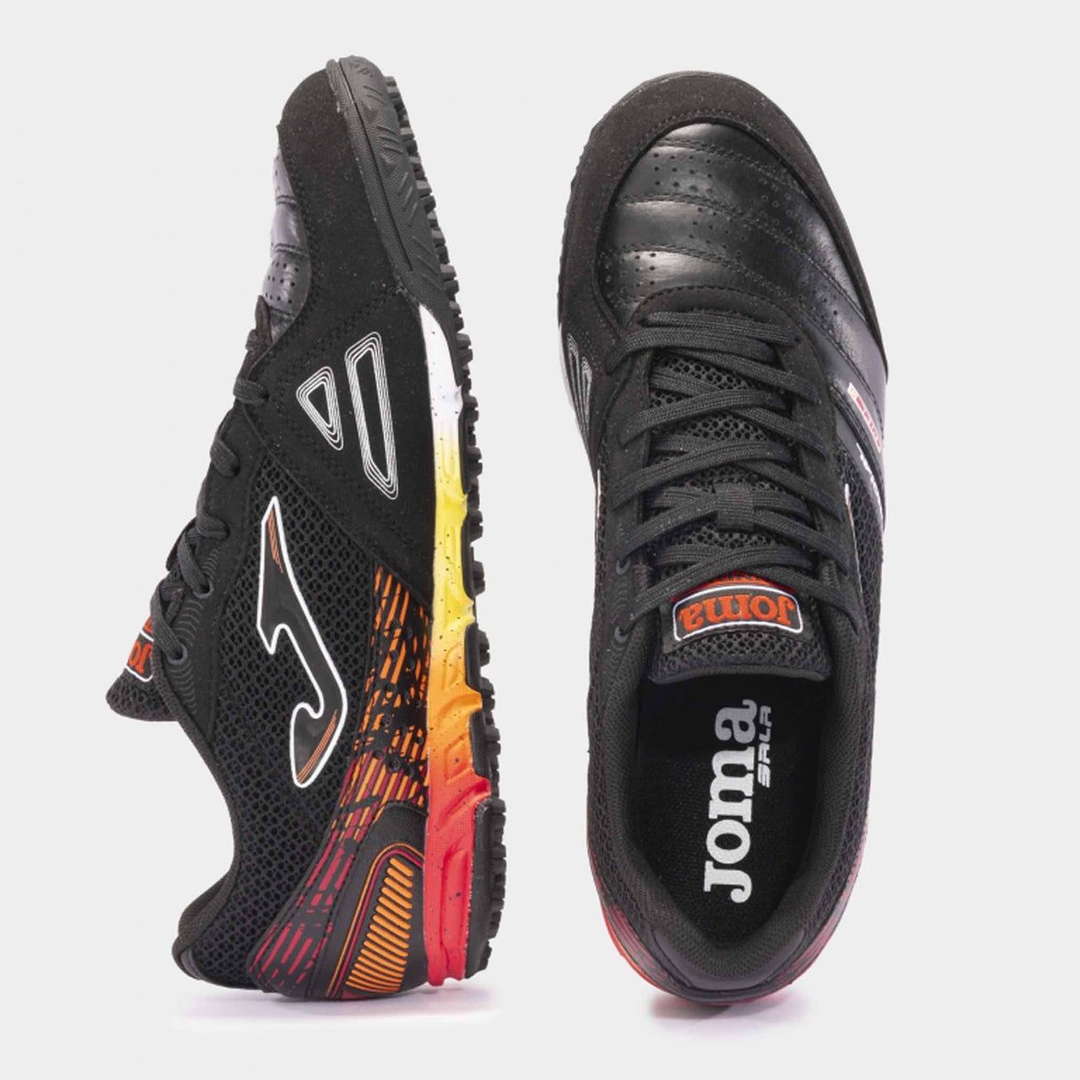Joma Mundial Turf Soccer Shoes - Black / Red