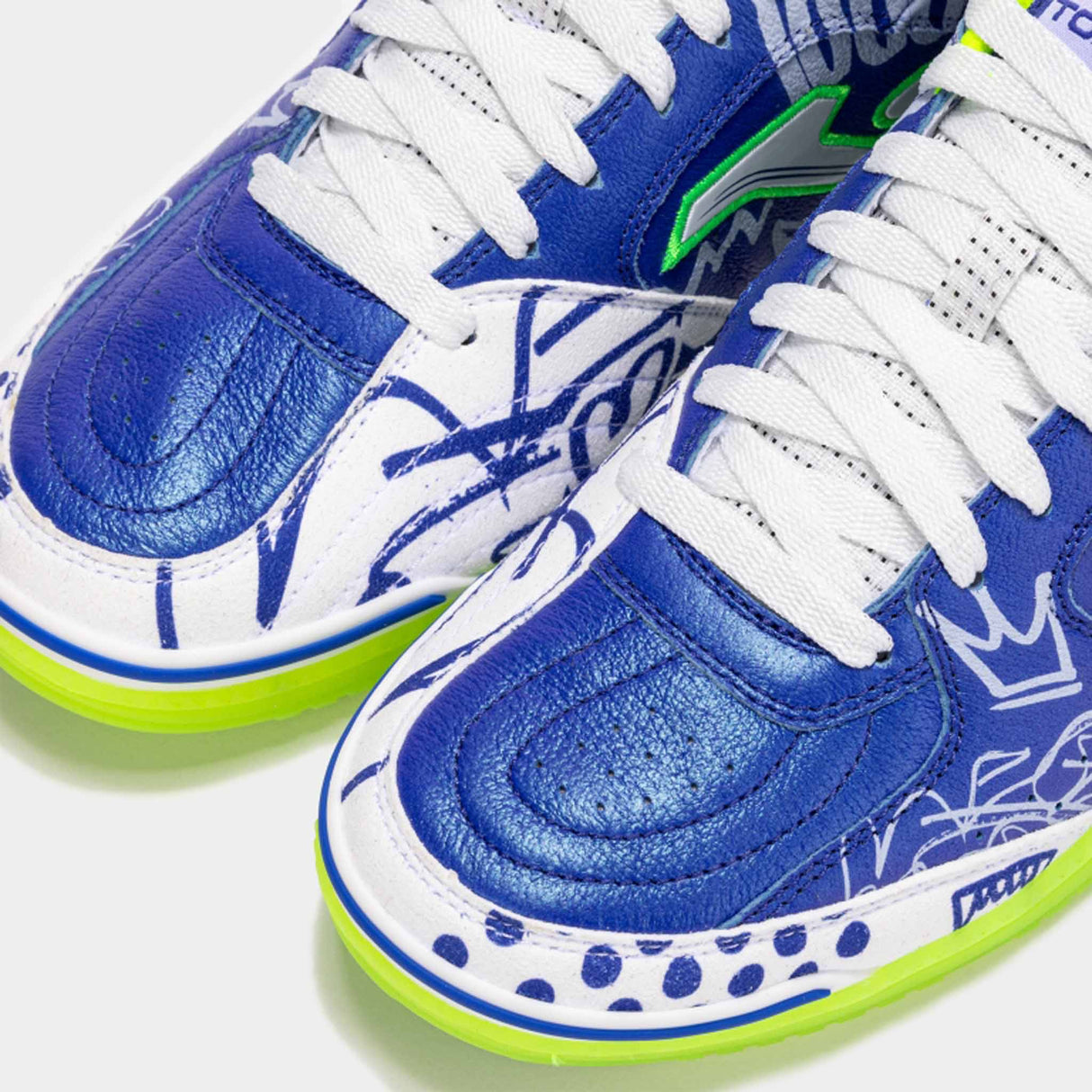 Joma Top Flex 2564 Pito Futsal Indoor Soccer Shoes - Blue / White / Green