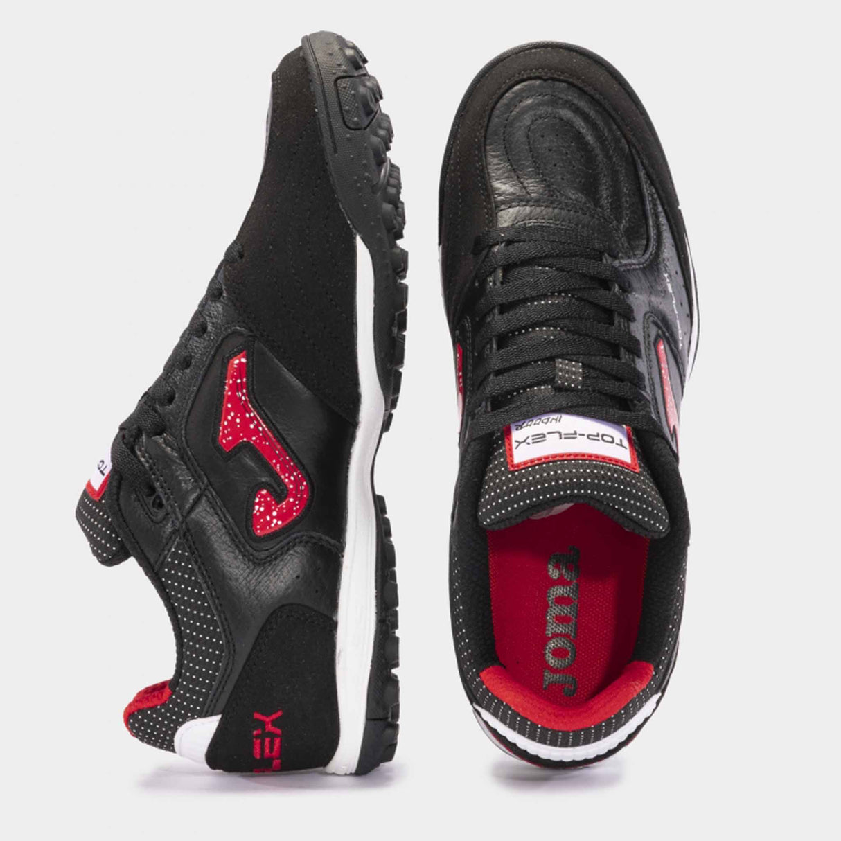 Joma Top Flex Turf Soccer Shoes - Black / Red