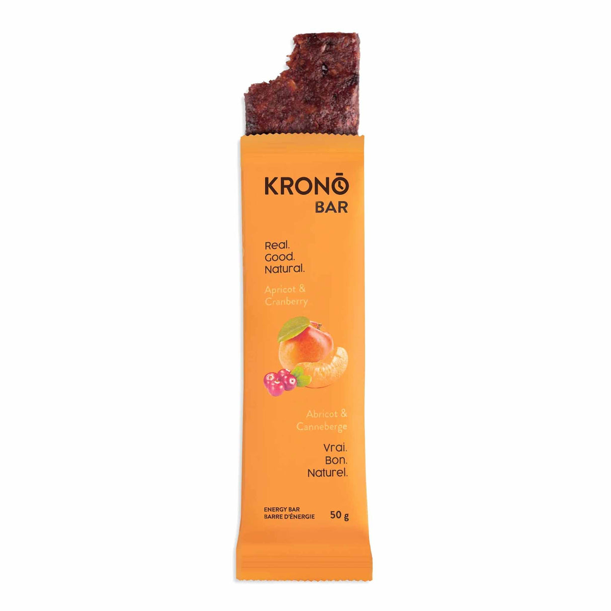 Krono Nutrition Apricot Cranberry Energy Bars