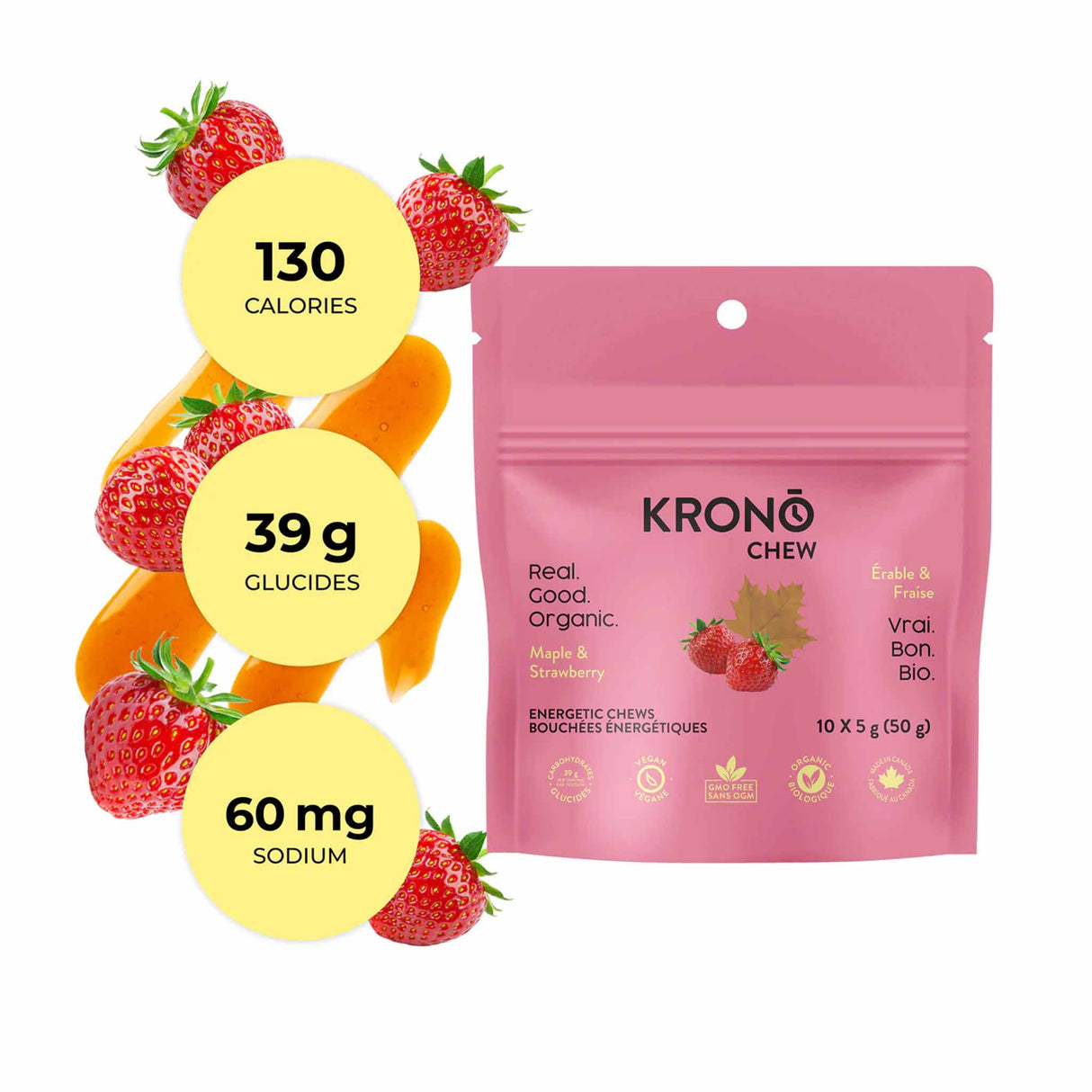 Krono Nutrition Chews Apple & Strawberry