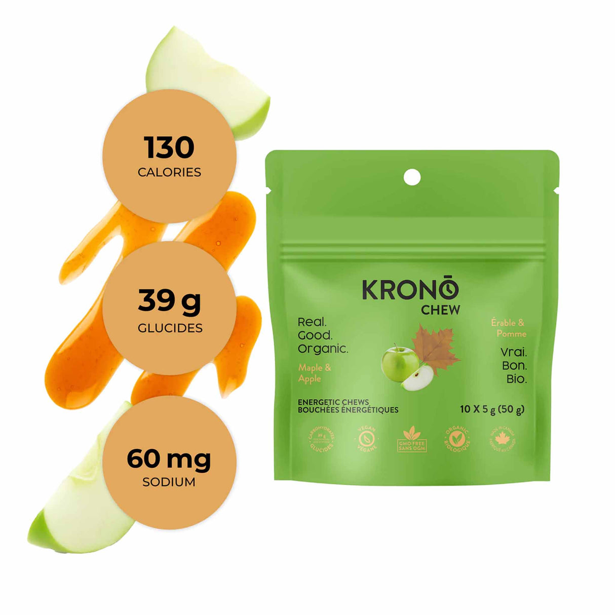 Krono Nutrition Chews Maple & Apple