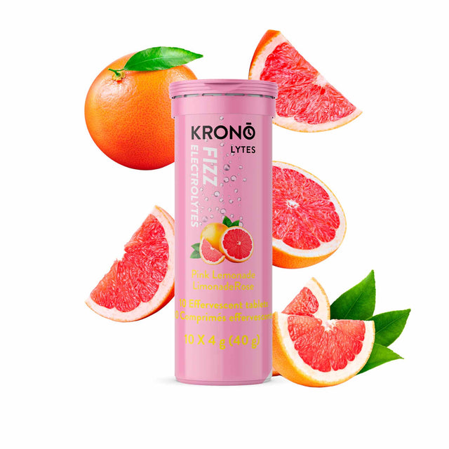 Krono Nutrition Krono Nutrition Electrolytes Tablettes Effervescentes Limonade Rose