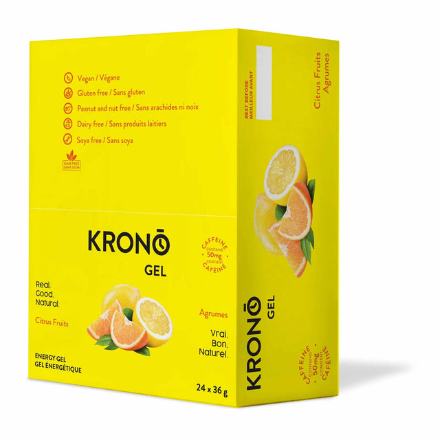 Krono Nutrition Gel énergétique Agrumes - Boîte de 24