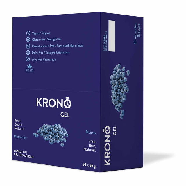 Krono Nutrition Gel énergétique Bleuets - Boîte de 24