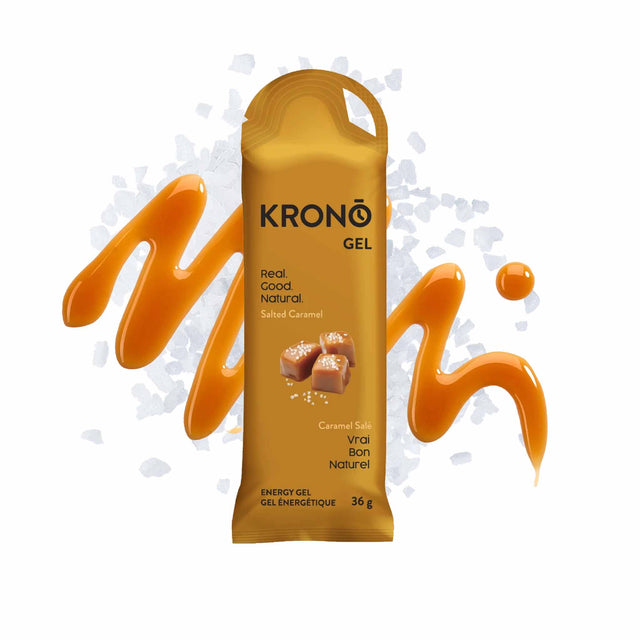 Krono Nutrition Gel énergétique Caramel salé - Boîte de 24