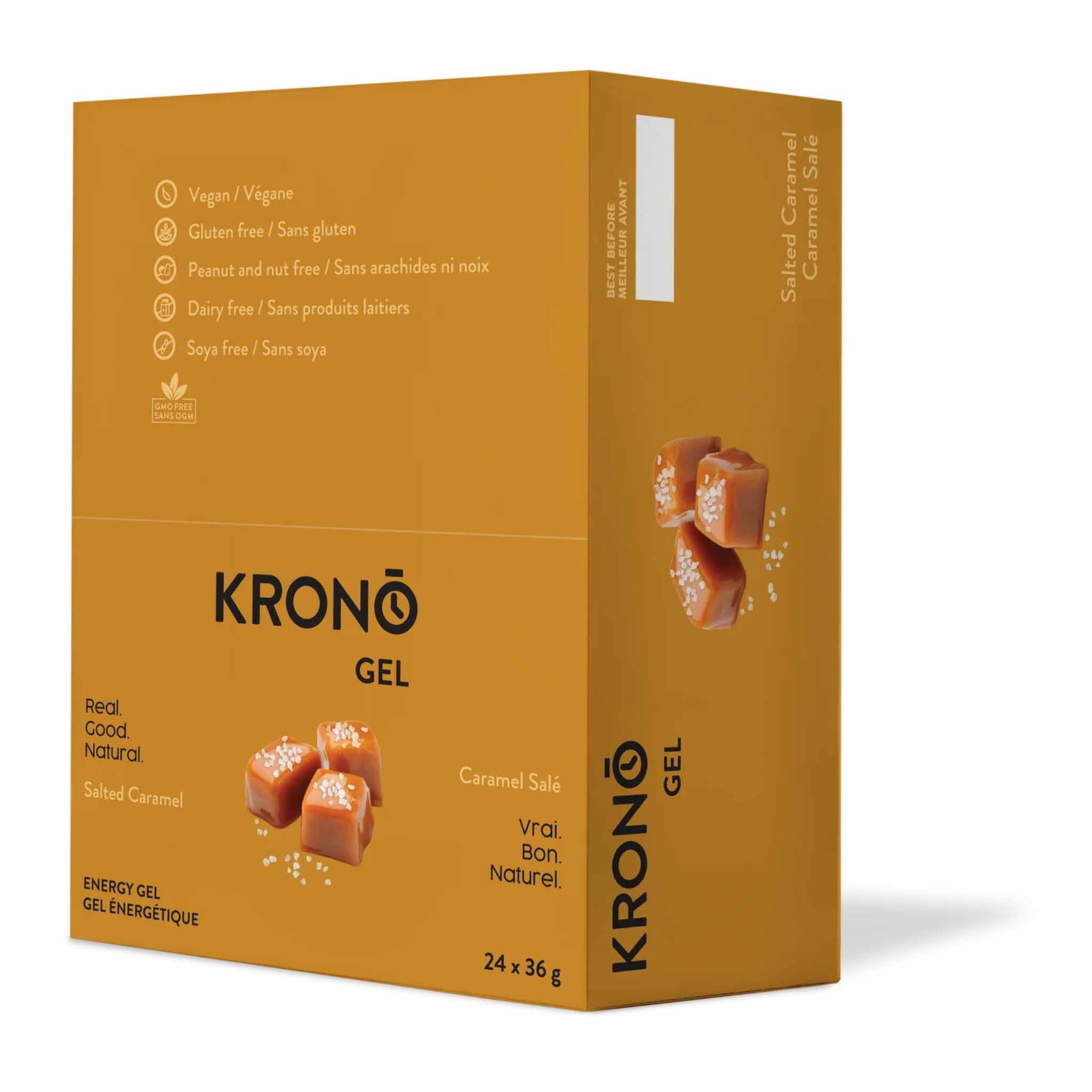 Krono Nutrition Salted Caramel Energy Gel - Box of 24