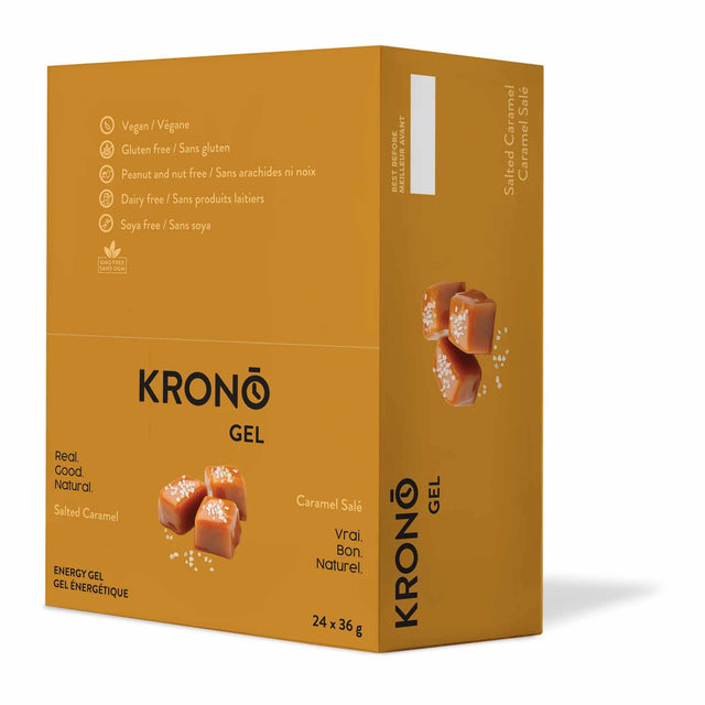Krono Nutrition Gel énergétique Caramel salé - Boîte de 24