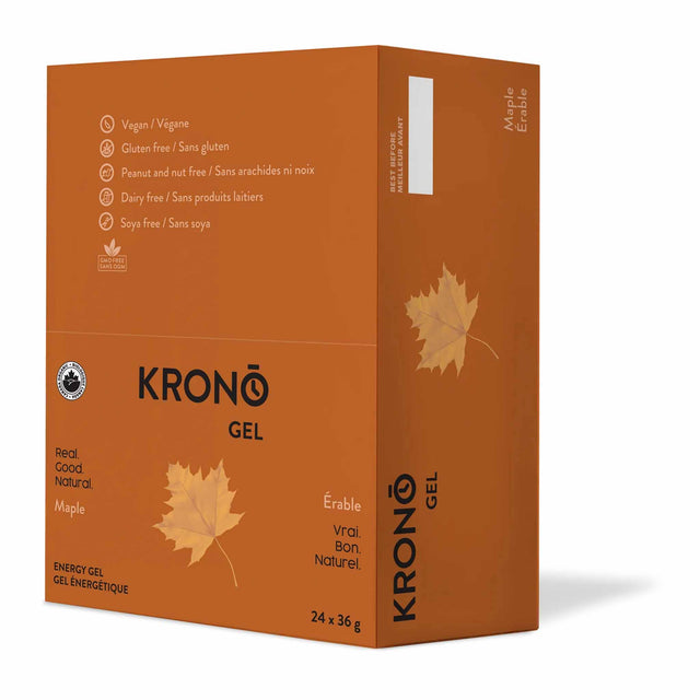 Krono Nutrition Gel énergétique Érable - Boîte de 24