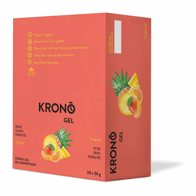Krono Nutrition Gel énergétique Tropical - Boîte de 24