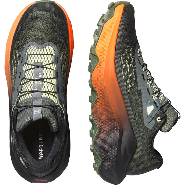 Salomon Ultra Glide 4 trail running shoes for men – Urban Chic / Black / Lime Cream (product view 6)