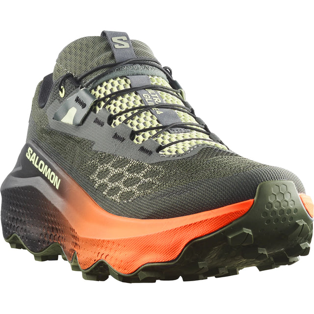 Salomon Ultra Glide 4 trail running shoes for men – Urban Chic / Black / Lime Cream (product view 2)