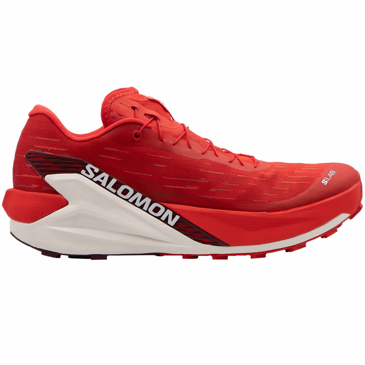Salomon S/Lab Pulsar 4 Unisex Trail Running Shoes - Fiery Red / Vanilla Ice / Andorra