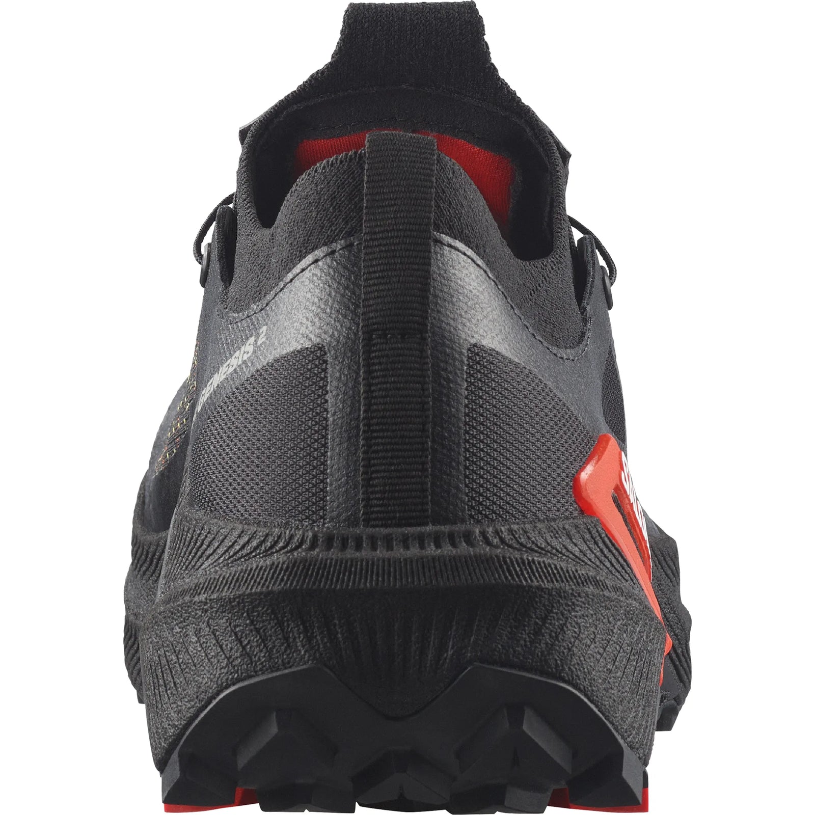 Salomon S/Lab Genesis 2 unisex trail running shoes – Iron / Black / Fiery Red, inner side view