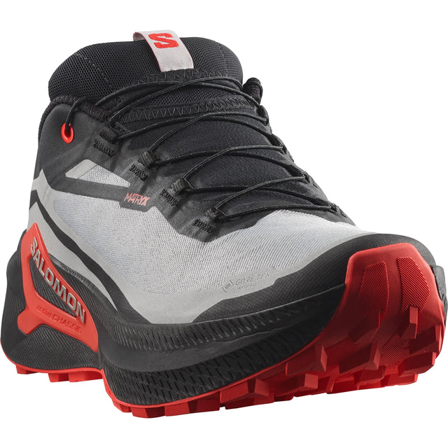 Salomon Genesis 2 GTX chaussures de course en sentier homme - Black / Fiery Red / Ftw Silver