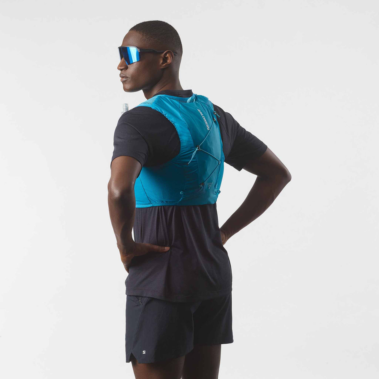Salomon Active Skin 4 Running Hydration Vest - Blue Danube