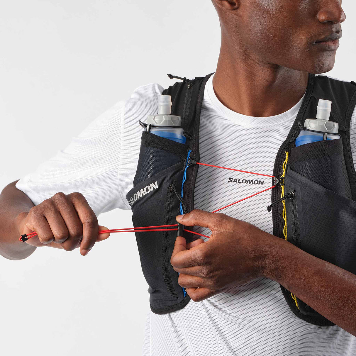 Salomon Sense Pro 6 Race Flag Hydration Vest - Black / White