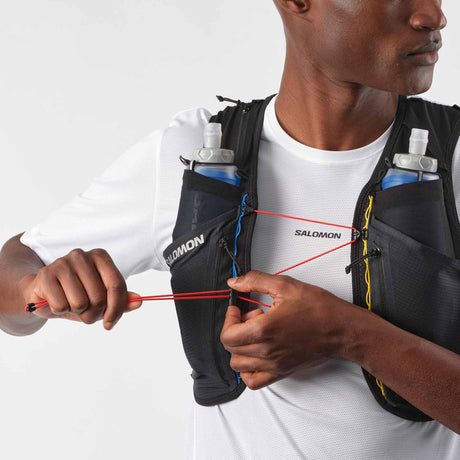 Salomon Sense Pro 6 Race Flag Hydration Vest - Black / White