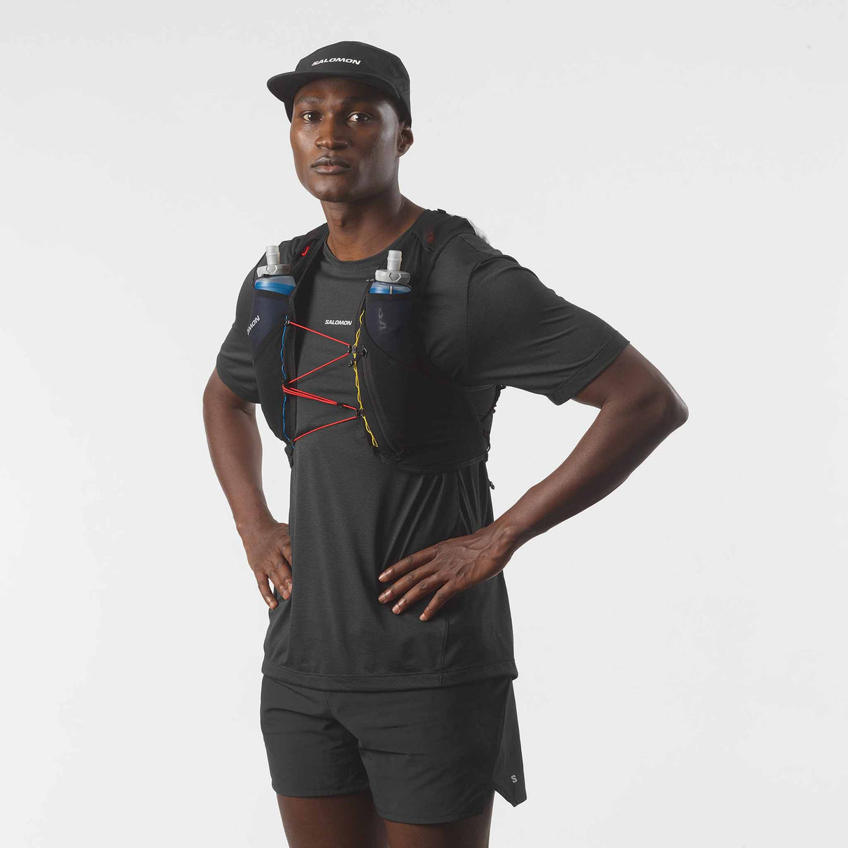 Salomon ADV Skin 5 Race Flag Hydration Vest - Black / White