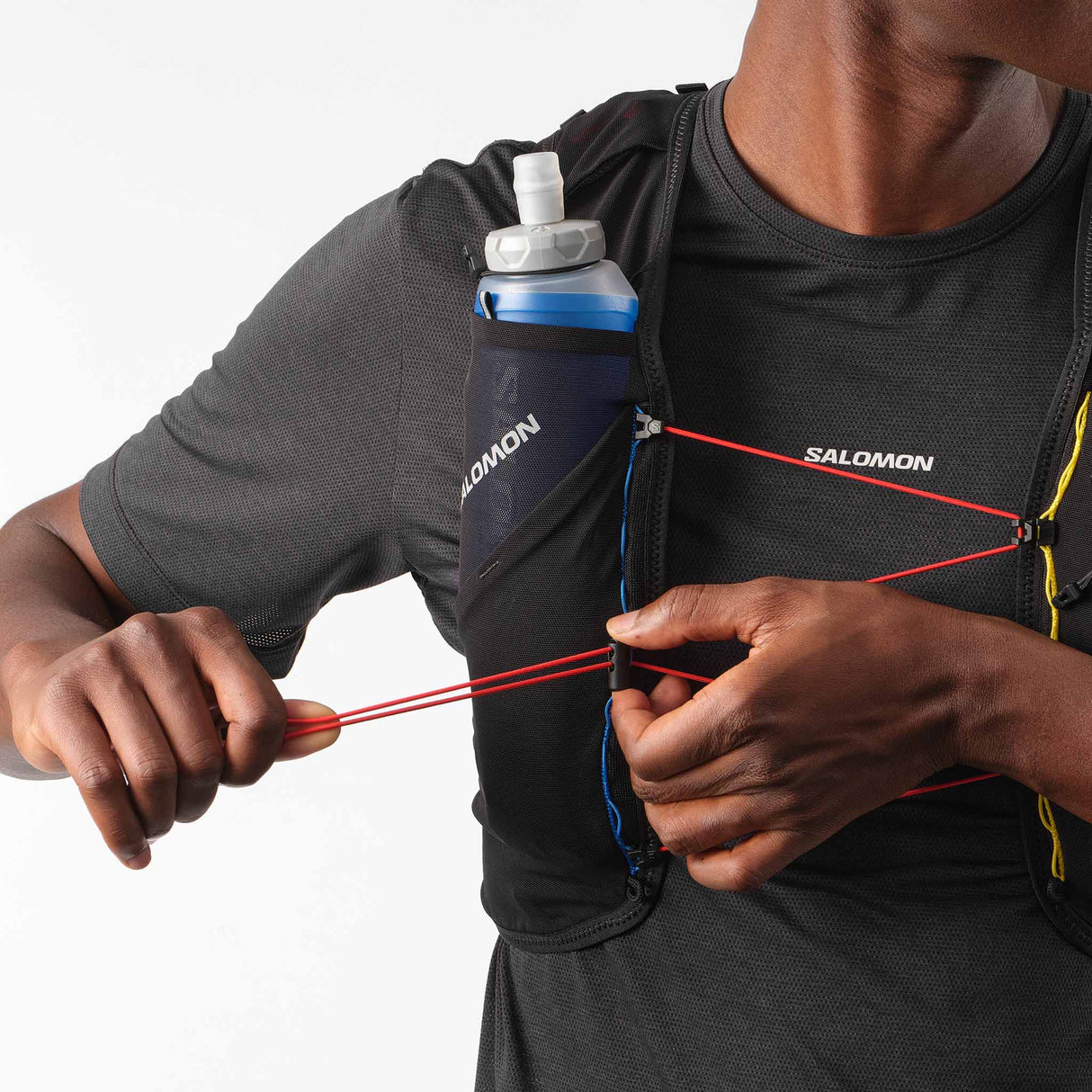 Salomon ADV Skin 5 Race Flag Hydration Vest - Black / White