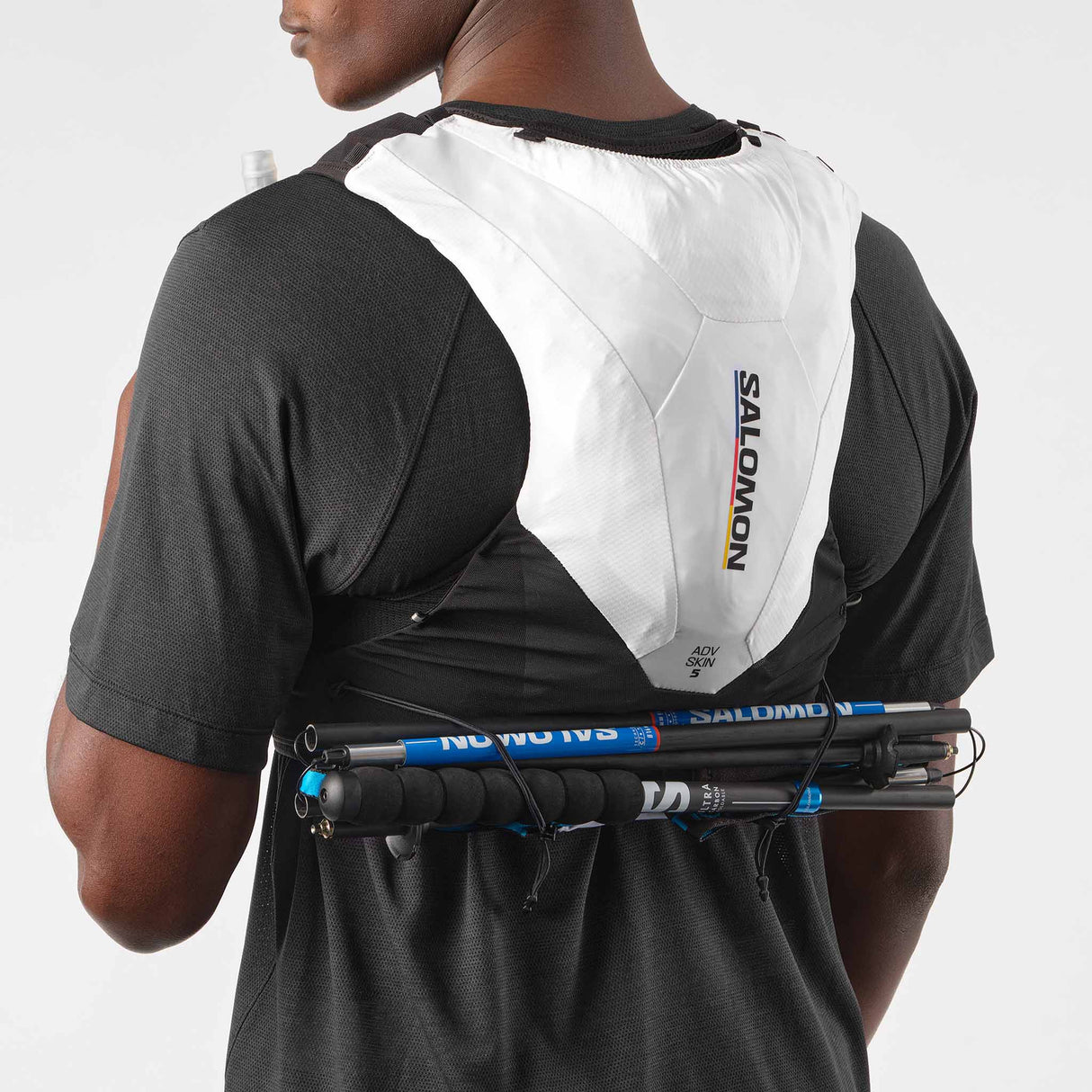 Salomon ADV Skin 5 Race Flag Hydration Vest - Black / White