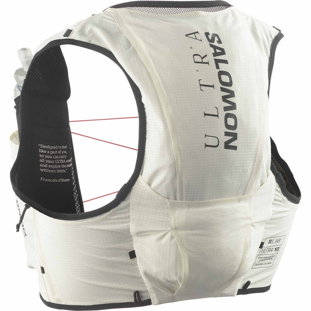Salomon S/Lab Ultra 10 Running Hydration Vest - Vanilla Ice / Black