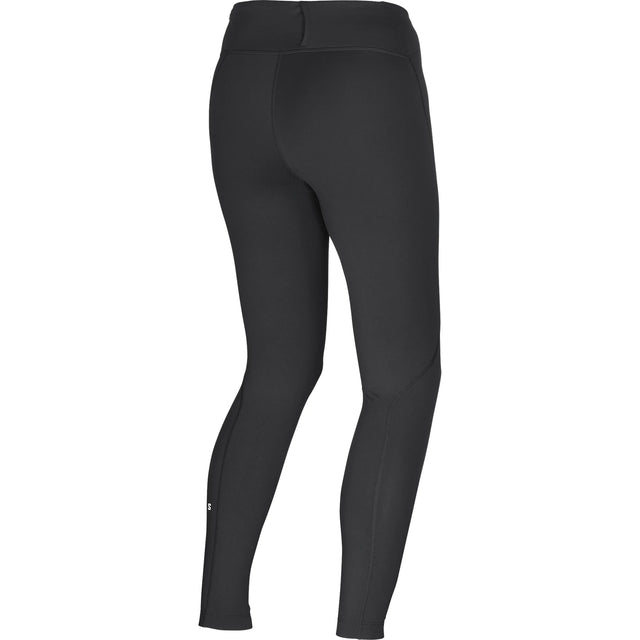 Salomon SHAKEout Core Warm 28 in running tights for women - Deep Black - back view