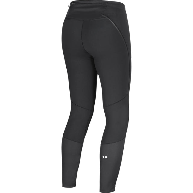 Salomon Sense Aero Softshell running tights for women - Deep Black - back view