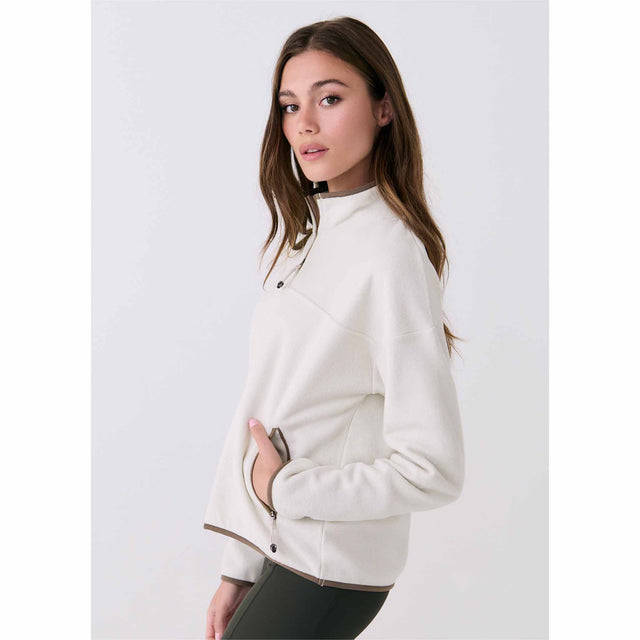 Lolë Lolë Camp Half Zip haut en laine polaire pour femme
