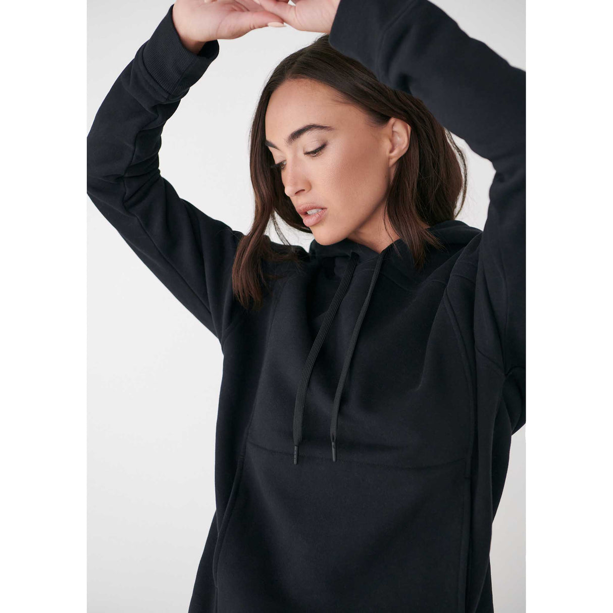 Lolë Lolë robe à capuchon en molleton Icon pour femme