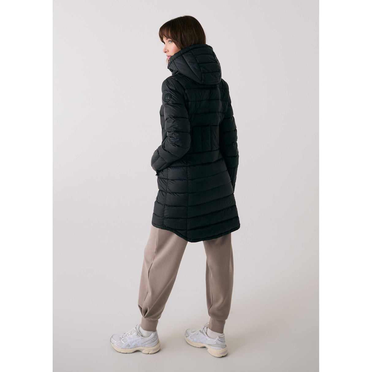 Lolë manteau en duvet Claudia pour femme dos - Noir