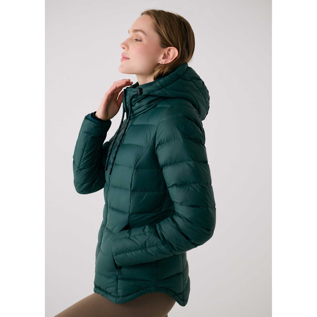 Lolë manteau en duvet Emeline pour femme lateral - Midnight Teal