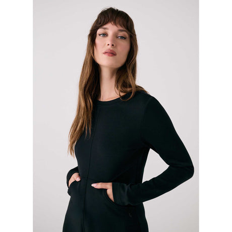 Lolë robe Flow col - Noir