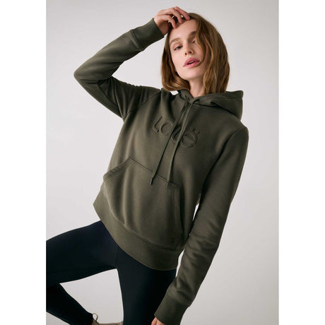 Lolë Icon chandail à capuchon doux pour femme - Moss