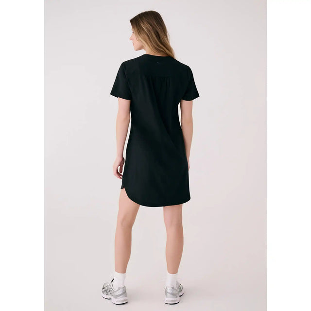 Lolë Robe col en V Olivie - Noir