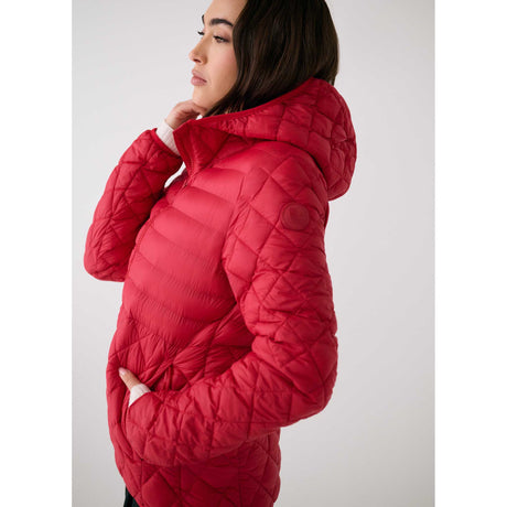 Lolë manteau isolé The Base pour femme lateral - Crimson