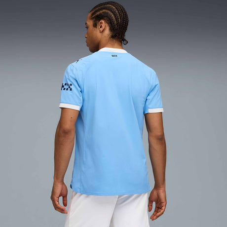 Maillot Puma Manchester City FC 2025/26 Authentique adulte - Team Light Blue / PUMA White