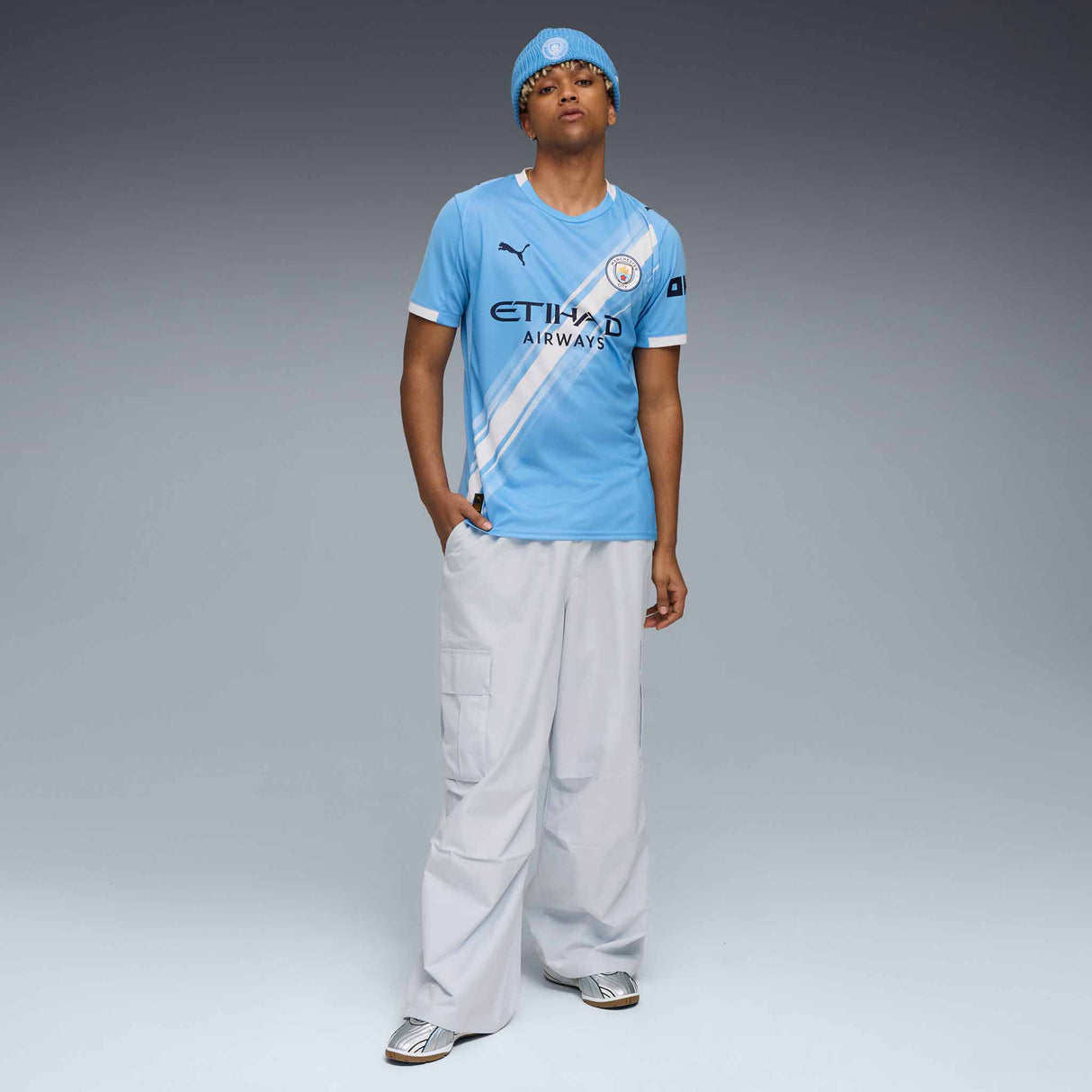 Maillot Manchester City FC 2025/26 - Team Light Blue / PUMA White