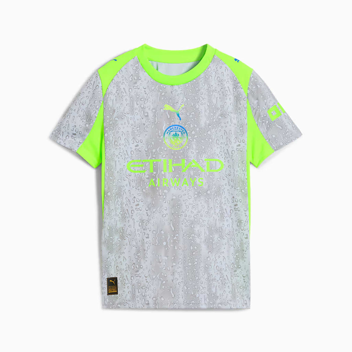 Maillot Manchester City FC 25/26 Third Puma pour enfants - Cool Weather / Pro Green