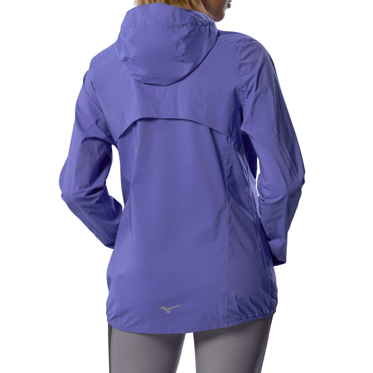 Mizuno 20K ER manteau imperméable de course à pied pour femme dos - Iris Bloom