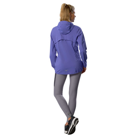 Mizuno 20K ER manteau imperméable de course à pied pour femme - Iris Bloom