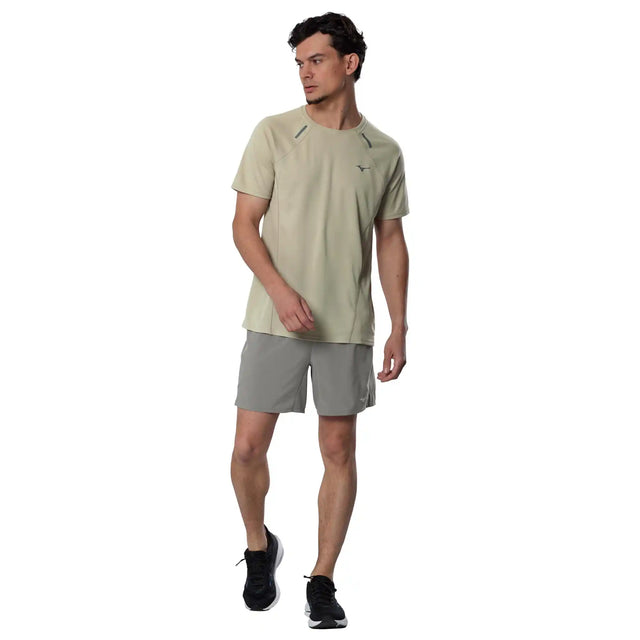 Mizuno DryAeroFlow T-shirt de course à pied pour homme - Elm