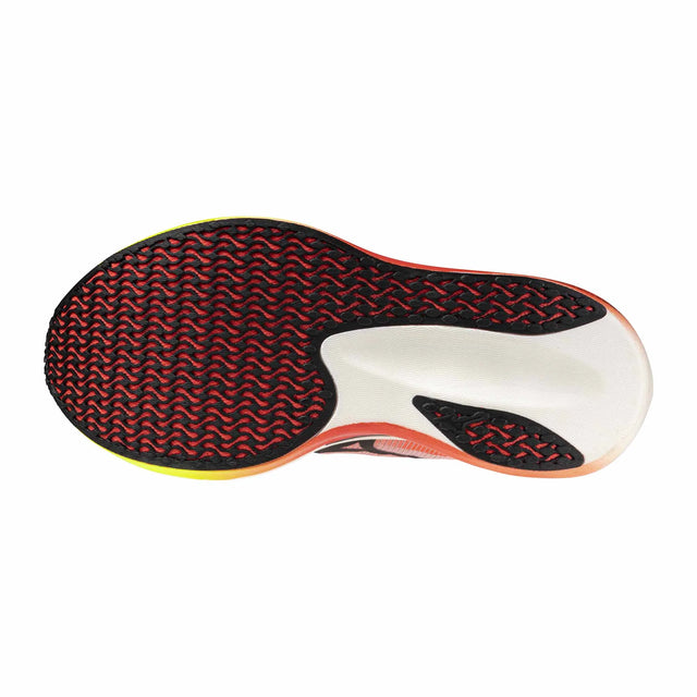 Mizuno Hyperwarp Pro Unisex Carbon Plate Running Shoes - White / Black