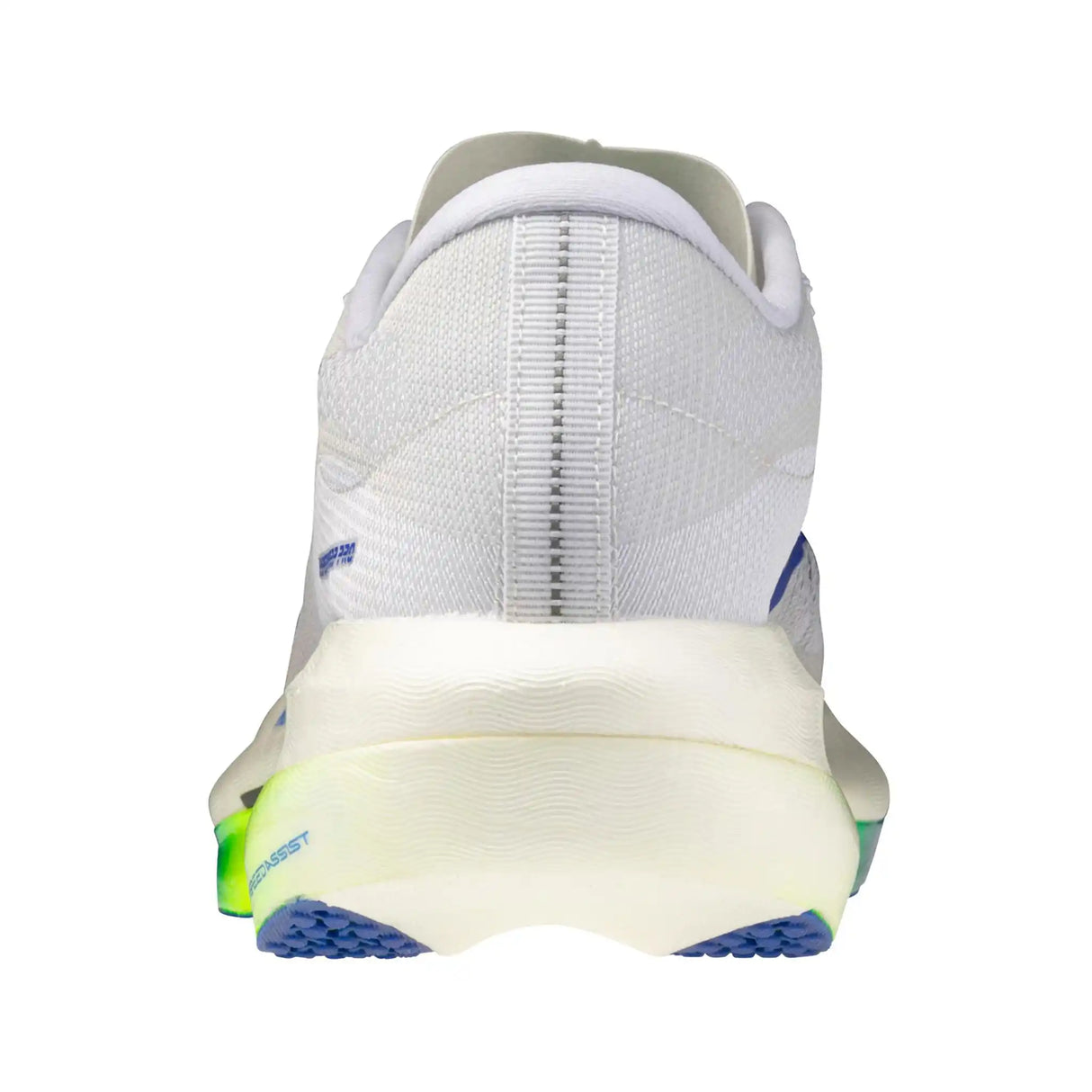 Mizuno Hyperwarp Pro chaussures de course à pied unisexes - White / Lightning Yellow