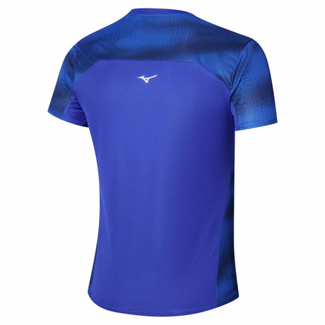 Mizuno Men's DryAeroFlow Graphic Tee - Reflex Blue